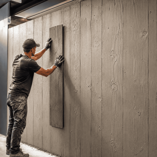 Stempelmatrize Holzmaserung für Holzoptik – groß
