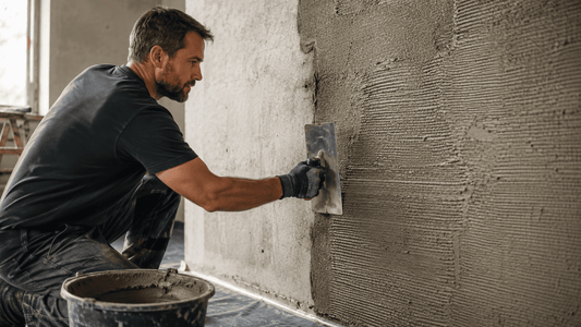 Untergrund für Natursteinimitation vorbereiten: So hält vertikaler Stempelbeton