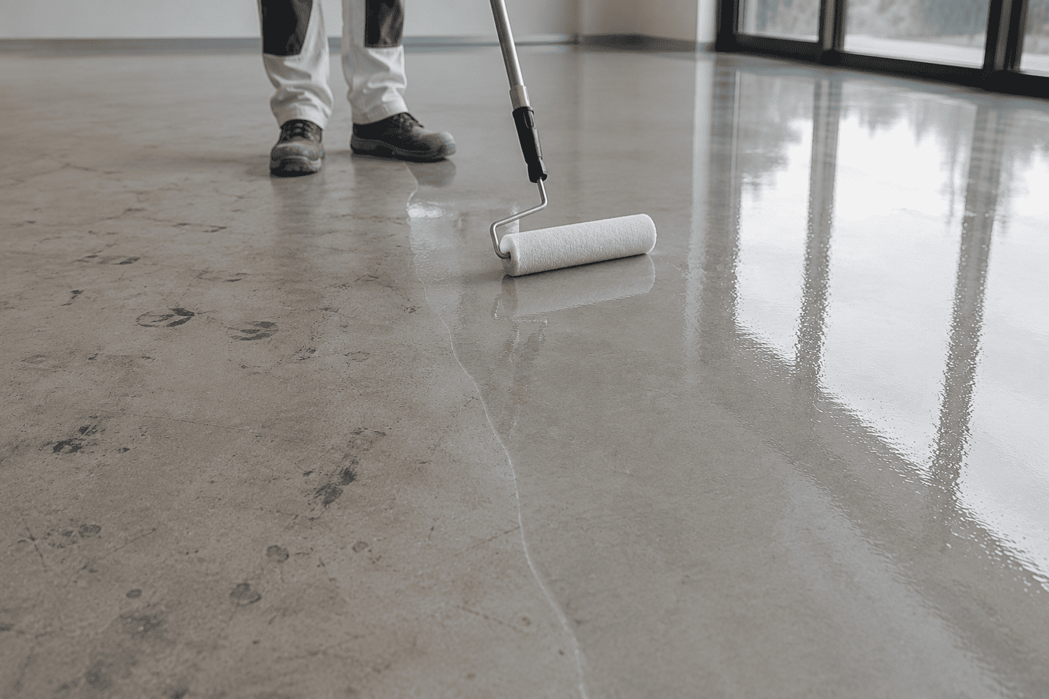 Epoxidharzboden versiegeln: Warum der Topcoat so wichtig ist