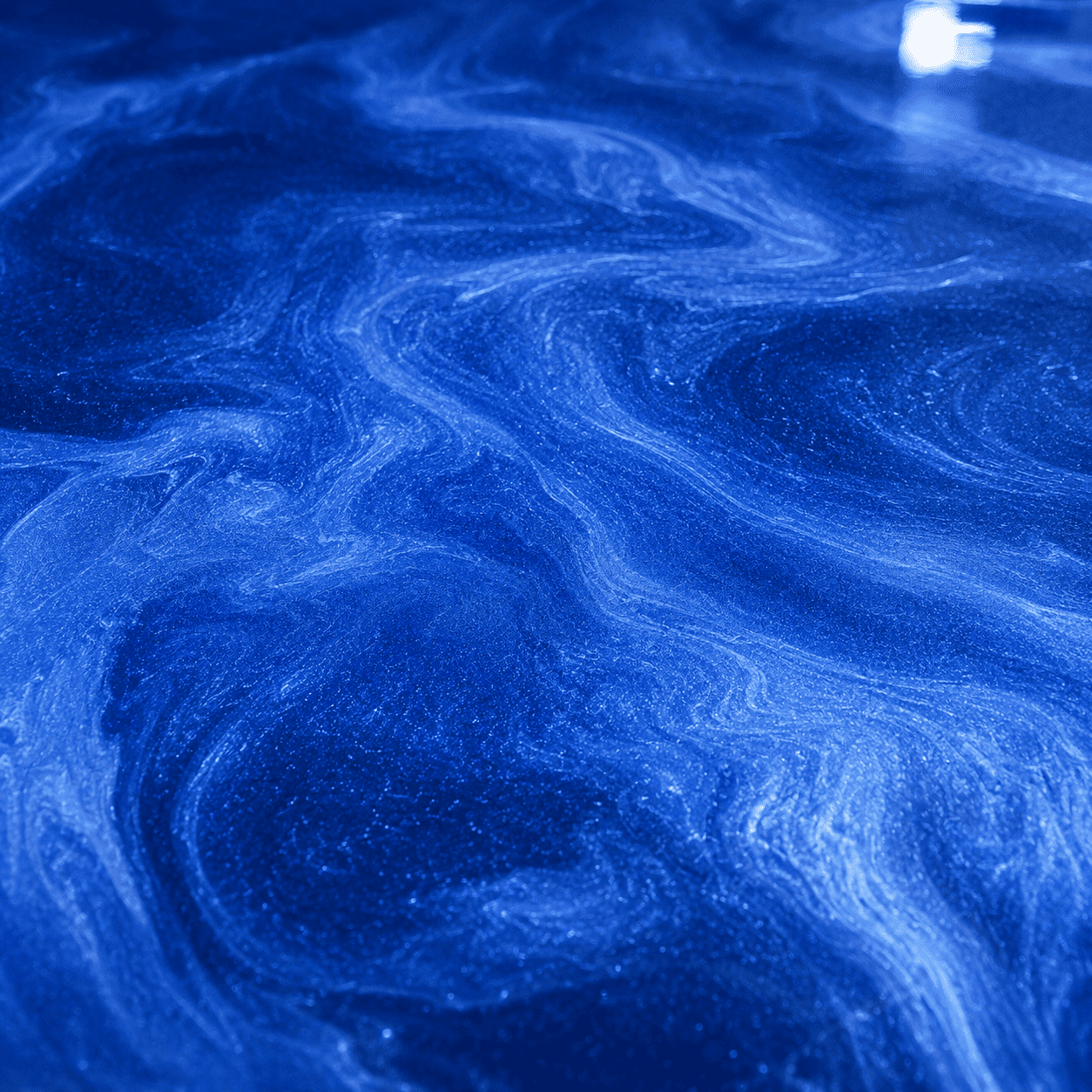 Blauer Schimmernder Boden