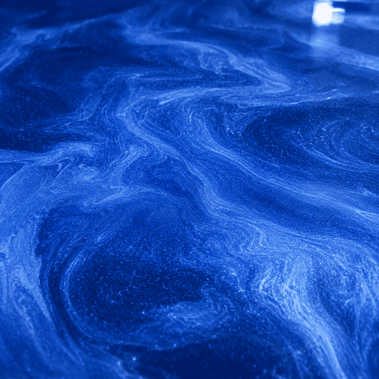 Blauer Schimmernder Boden