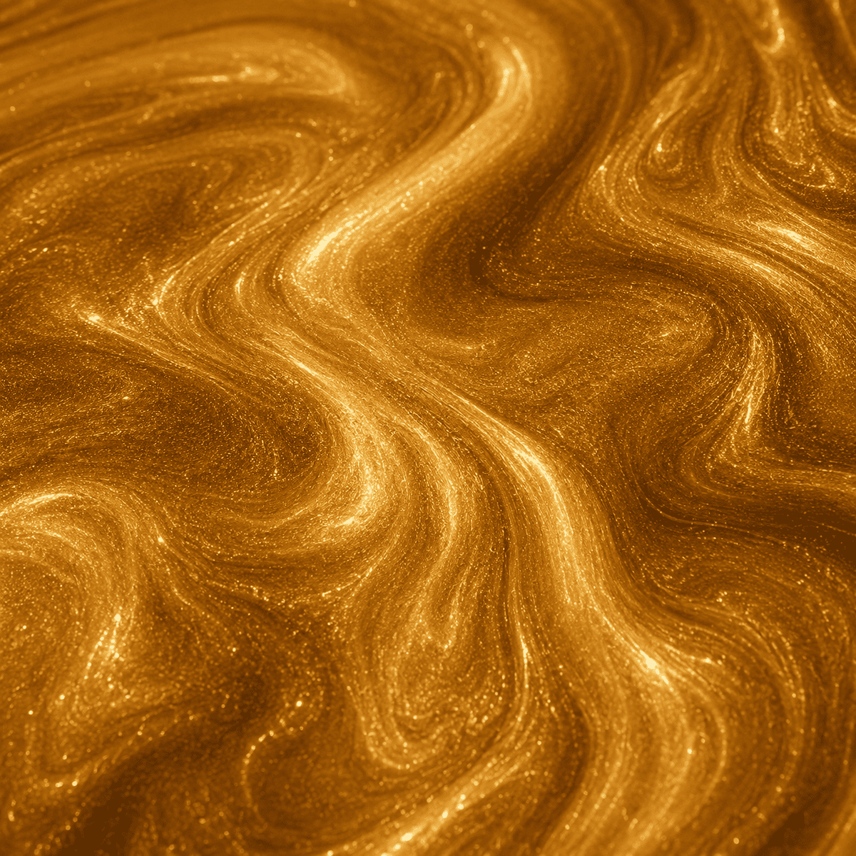 Nahaufnahme von Satin Gold UV Metallic-Epoxidharz mit edler Goldoptik, luxuriöser Marmorstruktur, brillantem Perleffekt, intensivem Goldschimmer und faszinierender Tiefenwirkung.