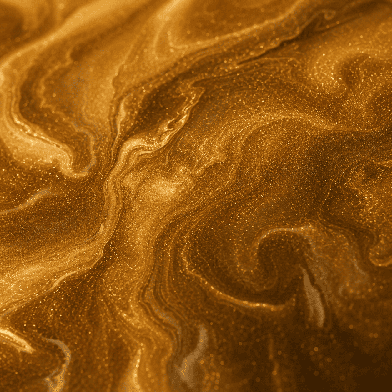 Gold schimmernder Boden Nahaufnahme