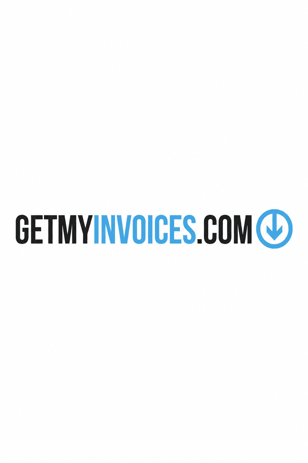 GetMyInvoices Logo für automatisiertes Rechnungsmanagement und digitale Belegverarbeitung.