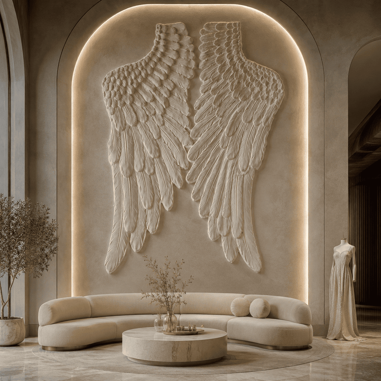 Stempelmatrize Flügel Relief
