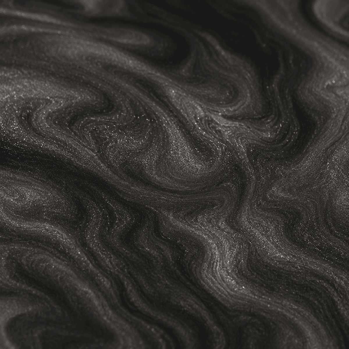 Lustergraues Metallic-Epoxidharz mit eleganter Marmorstruktur, feinem Perleffekt und edler Tiefenwirkung.