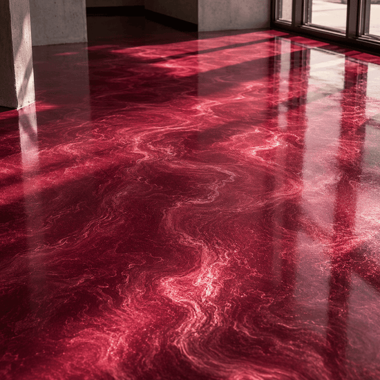 Mauve Boden unter UV-Licht