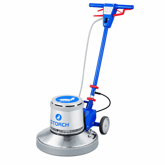 Einscheiben-Bodenschleifmaschine für das Schleifen, Egalisieren und Vorbereiten von Beton- und Estrichuntergründen.