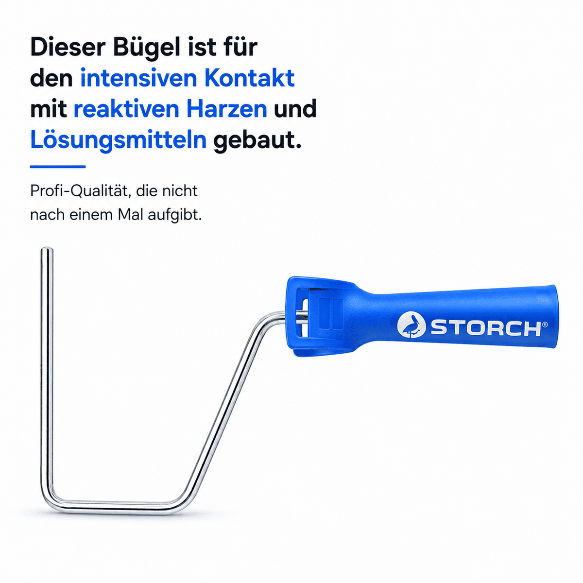Profi-Bügel für reaktive Harze und lösemittelbeständige Epoxidharz-Beschichtungen
